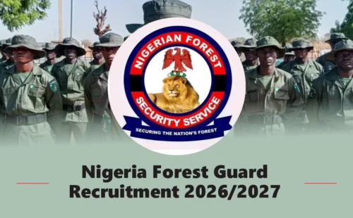 Forest Guard Recruitment 2026/2027 Online Application Portal, Date, Shortlist