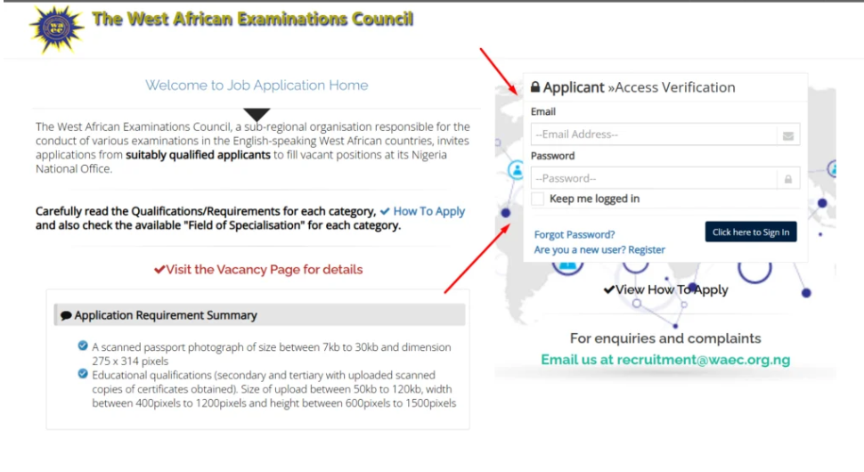 WAEC Recruitment 2026/2027 Portal, Requirements & How to Apply