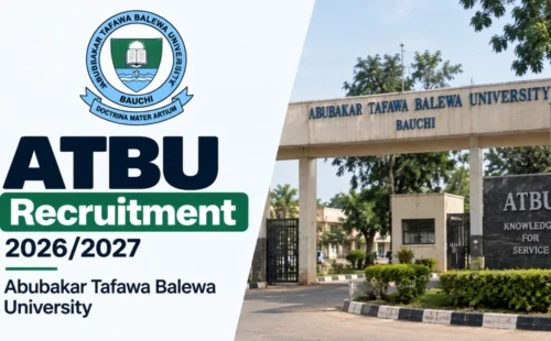 ATBU Recruitment 2026/2027 Abubakar Tafawa Balewa University Vacancies Portal