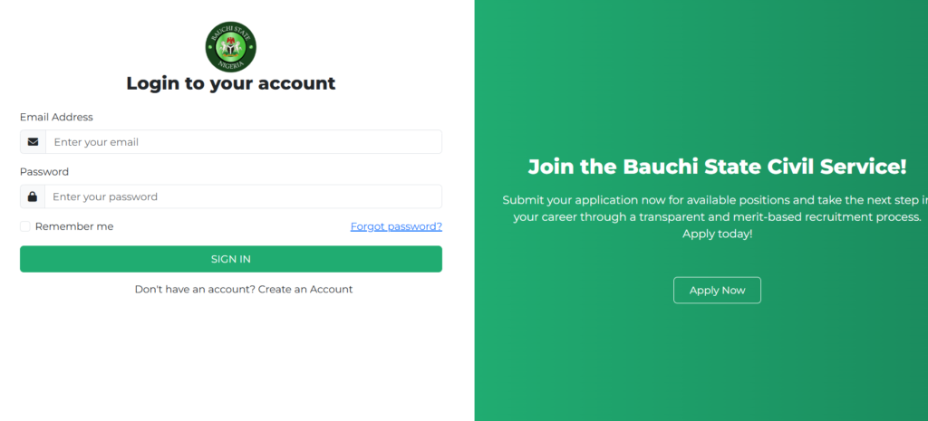 Bauchi State Recruitment Shortlisted Candidates 2026 for Civil Service Commission