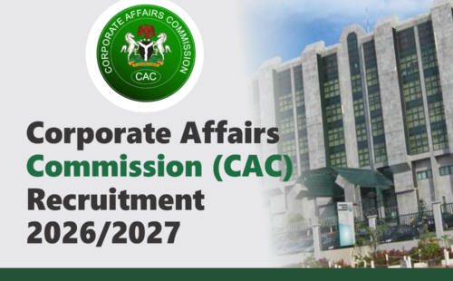 CAC Recruitment 2026/2027 | Corporate Affairs Commission Application Portal