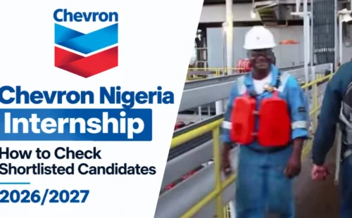 Chevron Internship Shortlisted Candidates 2026/2027 is Out | Steps to Check