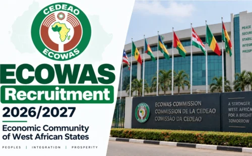 ECOWAS Recruitment 2026/2027 Application Form Portal, Deadline