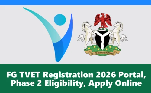 FG TVET Registration 2026 Portal, Phase 2 Eligibility, Apply Online