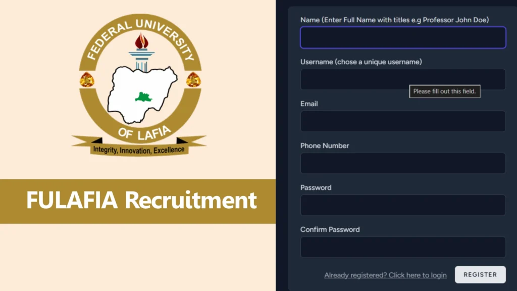 FULAFIA Recruitment 2026: Vacancies, Requirements, How to Apply