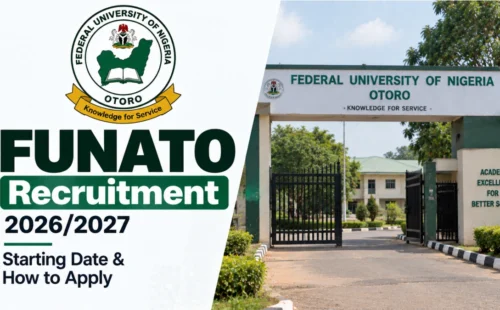 FUNATO Recruitment 2026/2027 Starting Date, Requirements, How to Apply