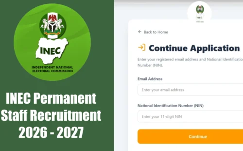 INEC Permanent Staff Recruitment 2026 Application Portal, Dates