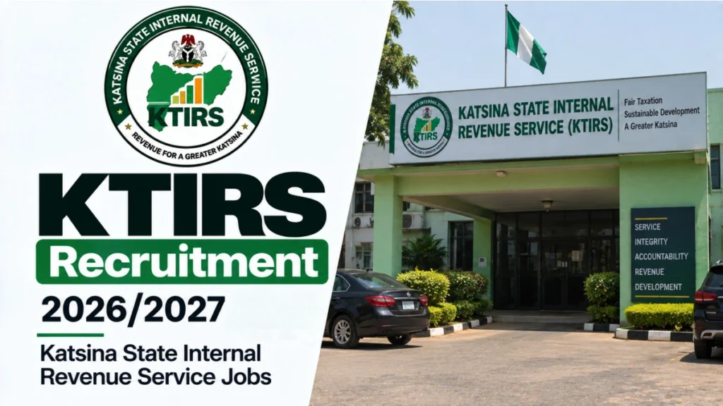 KTIRS Recruitment 2026/2027 Portal, Requirements, How to Apply Online
