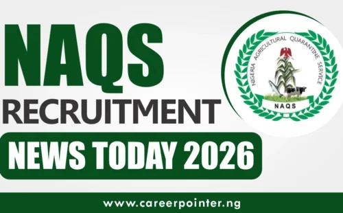NAQS Recruitment News Today 2026 Portal, Shortlist, Training