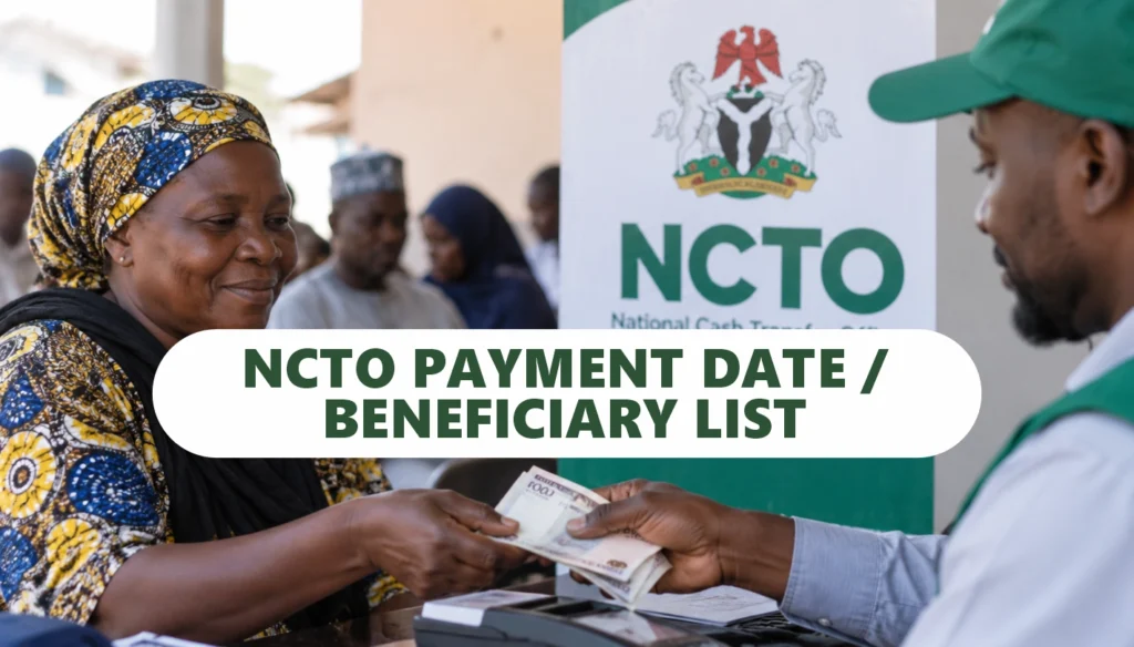 NCTO Payment Date 2026 Beneficiary List, Registration Form Portal