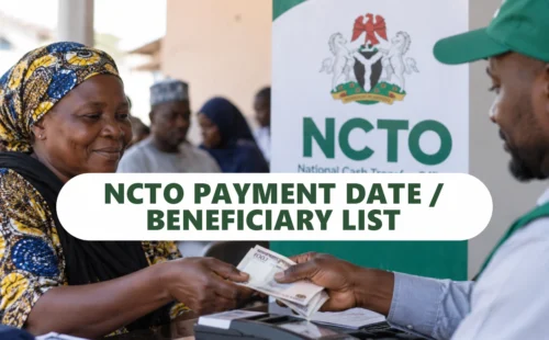 NCTO Payment Date 2026 Beneficiary List, Registration Form Portal
