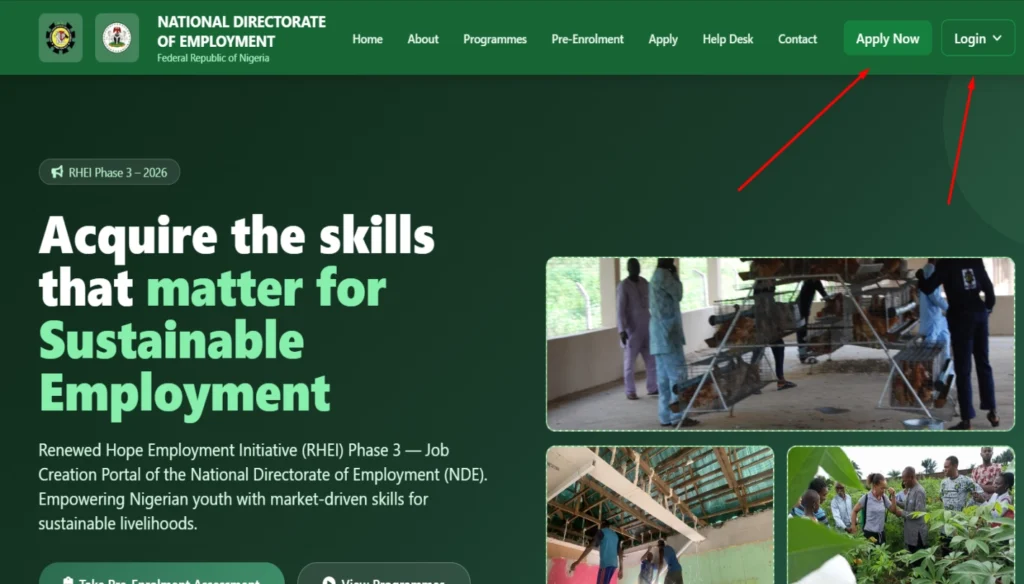 NDE RHEI Phase 3 2026 Registration Portal, Starting Date & How to Apply