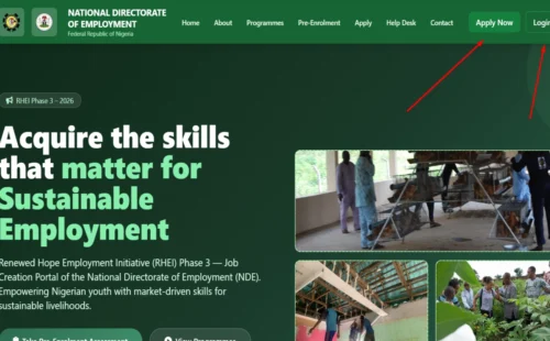 NDE RHEI Phase 3 2026 Registration Portal, Starting Date & How to Apply