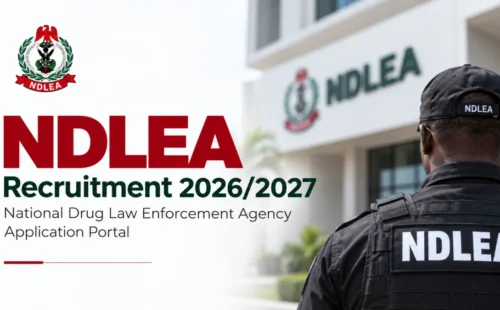NDLEA Recruitment 2026/2027 National Drug Law Enforcement Agency Portal