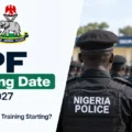 NPF Training Date 2026/2027 When is Police Training Starting?