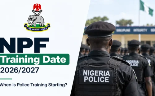 NPF Training Date 2026/2027 When is Police Training Starting?