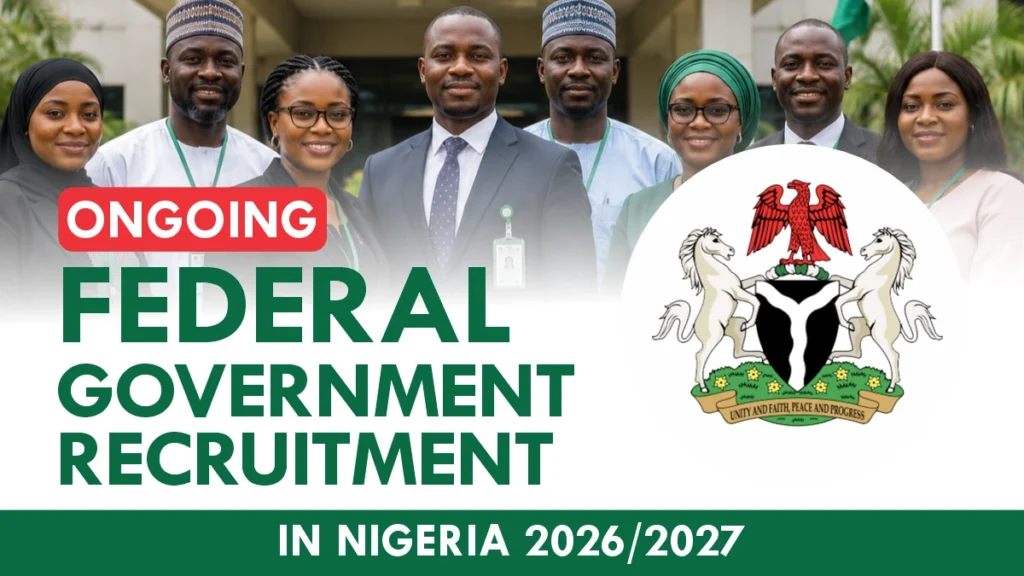 Ongoing Federal Government Recruitment in Nigeria September 2026