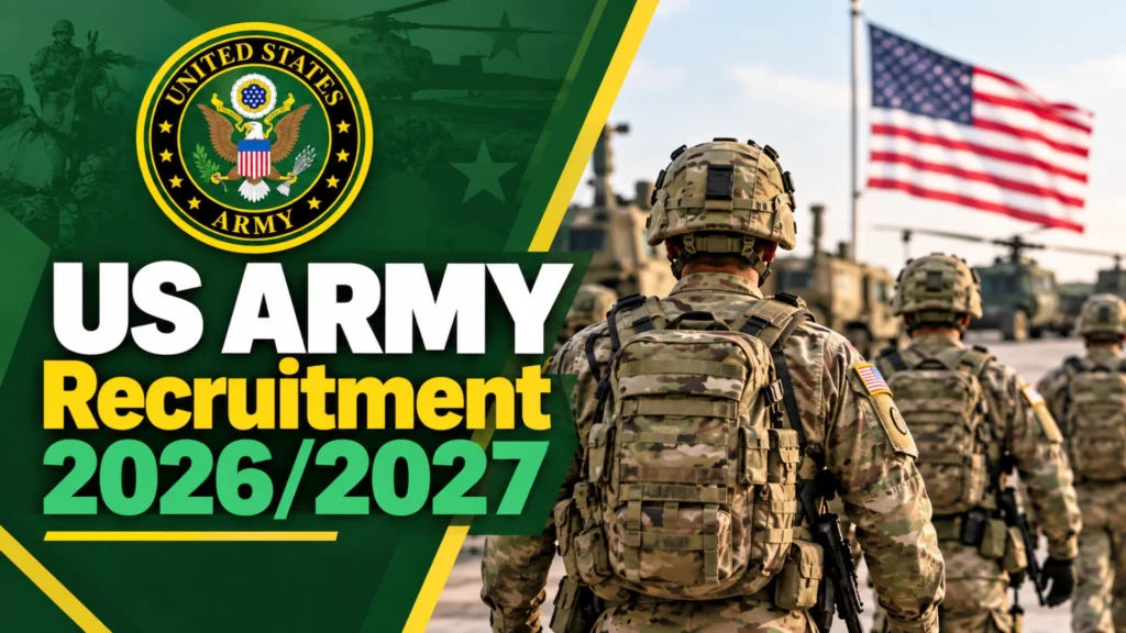 US Army Recruitment 2026/2027 Starting Date, Application Portal