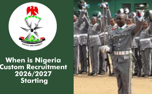 When is Customs Recruitment 2026/2027 Starting Date?