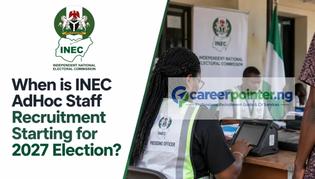 When is INEC AdHoc Staff Recruitment Starting for 2027 Election?