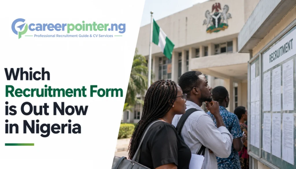 Which Recruitment Form is Out Now in Nigeria October 2026?