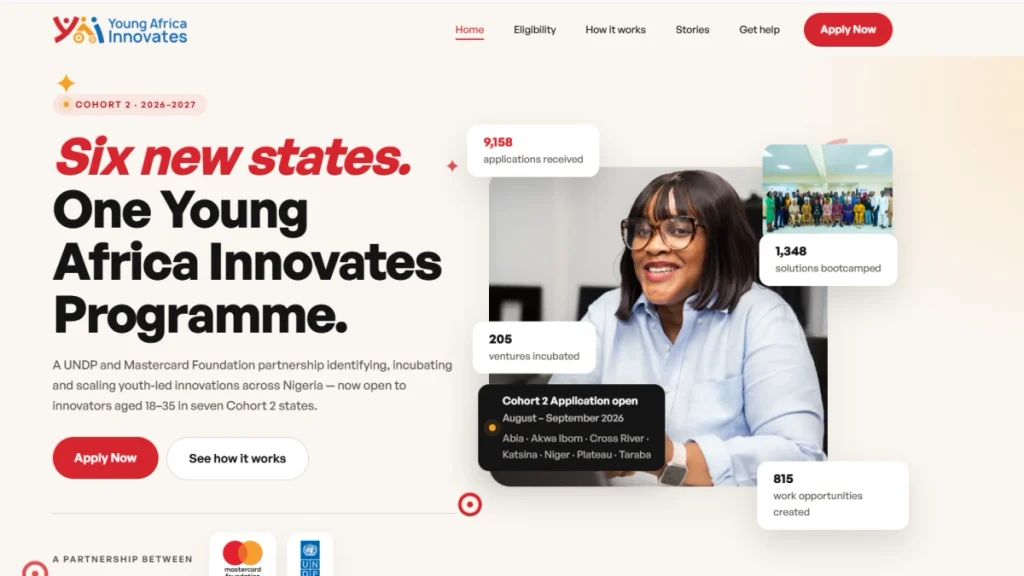 Young Africa Innovates Programme 2026: Cohort 2 Requirements, How to Apply