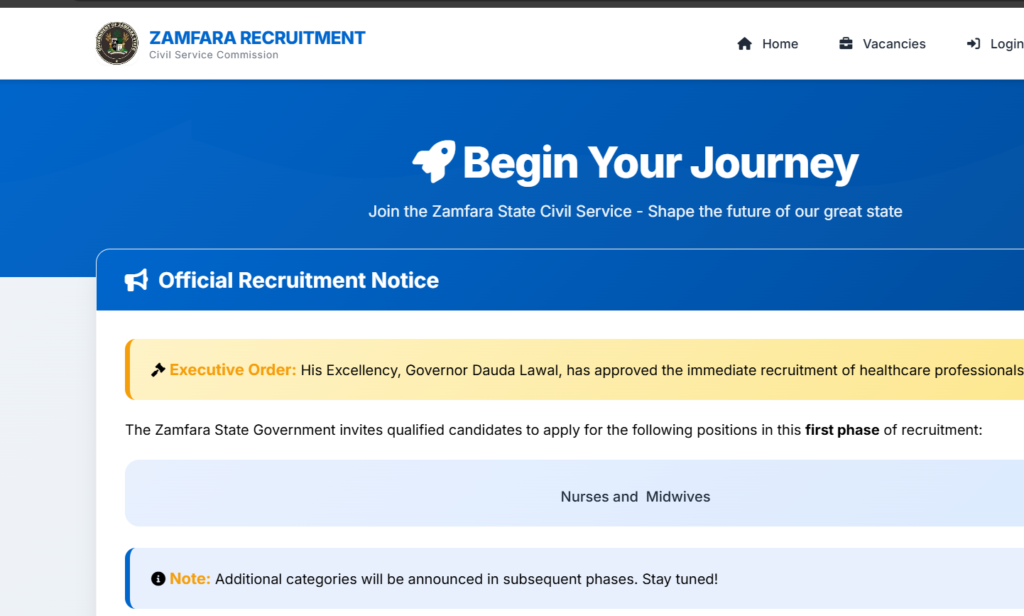 Zamfara HSMB Shortlisted Candidates 2026, CBT Exam Date is Out