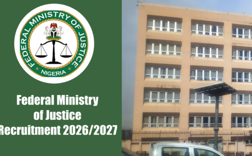 Federal Ministry of Justice Recruitment 2026/2027 Application Portal