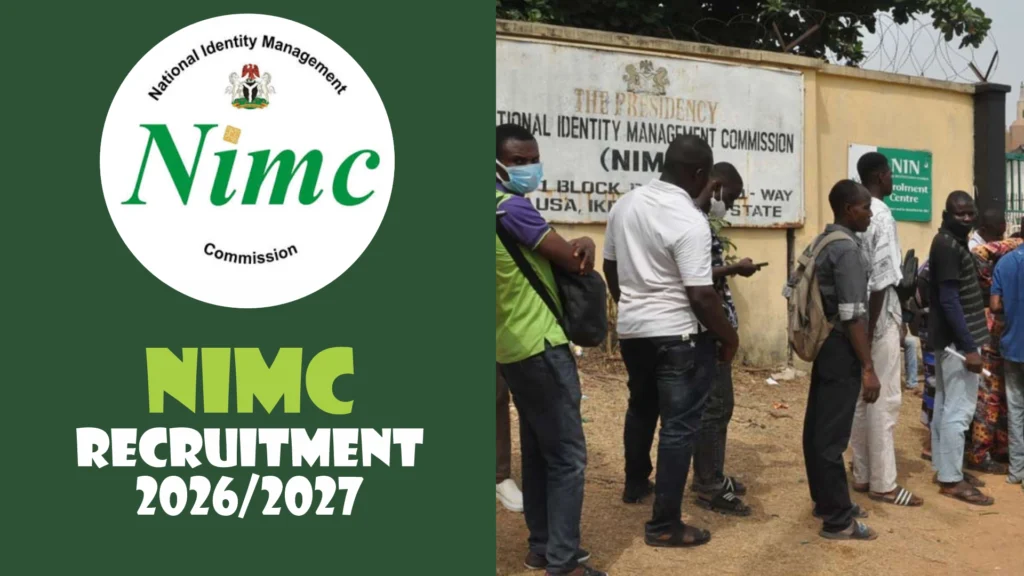 NIMC Recruitment 2026 Portal, Starting Date, Apply Online