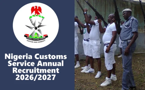 What is Nigeria Customs Service Annual Recruitment 2026/2027 Portal