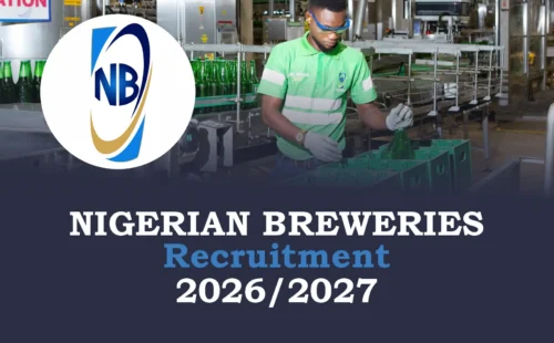 Nigerian Breweries Recruitment 2026/2027 Starting Date, Application Portal