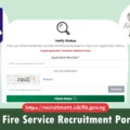 Nigerian Fire Service Recruitment Portal 2026 Login recruitment.cdcfib.gov.ng